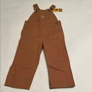 Carhartt Kids Brown Overalls 3T